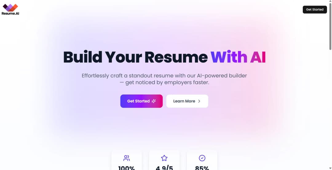 AI Resume Builder Preview